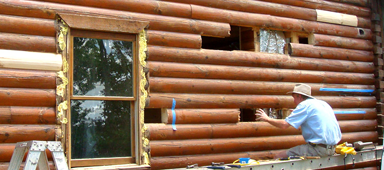 Log Home Repair Yorkshire, Ohio