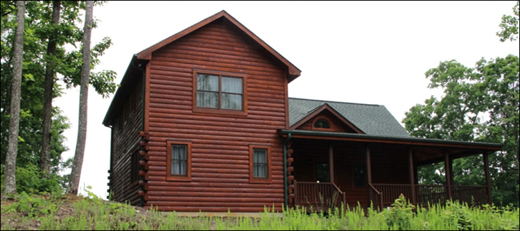 Professional Log Home Borate Application  Darke County, Ohio